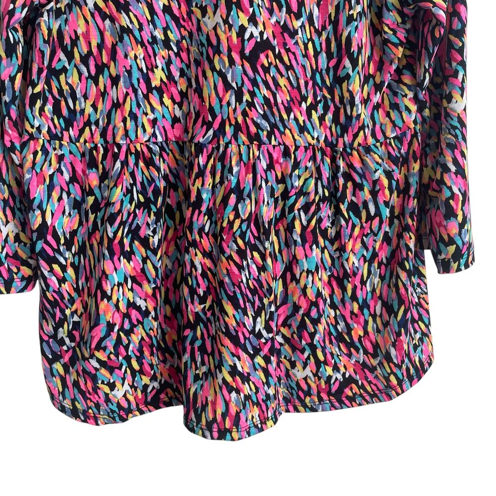 Dear Scarlett Multicolor Patterned Women's Top BOHO TOP - Picture 5 of 12